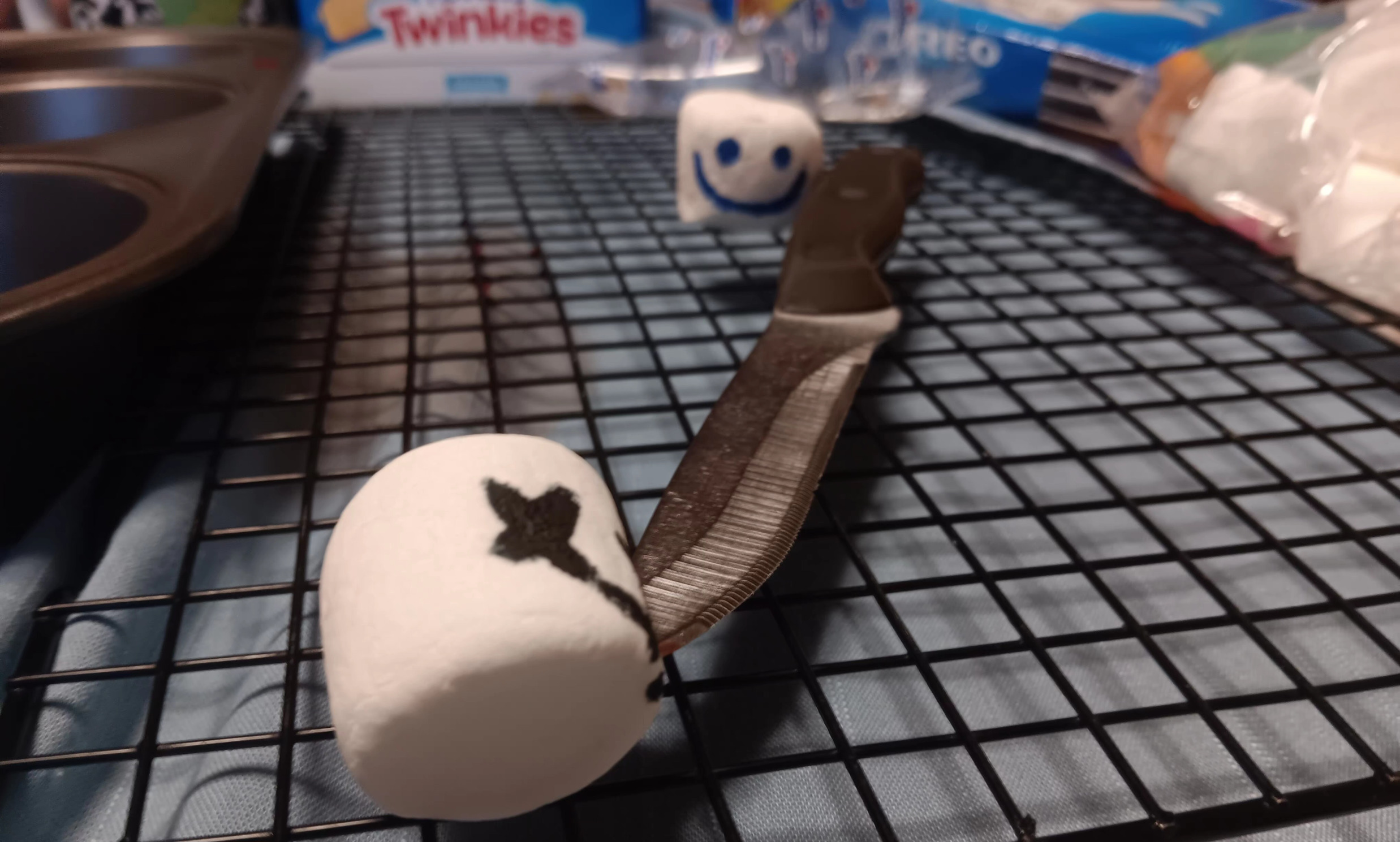 Murderous Marshmallow Blank Meme Template