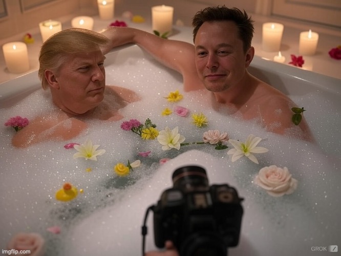 Their onlyfans is crazy | image tagged in donald trump elon musk elonald bath tub | made w/ Imgflip meme maker