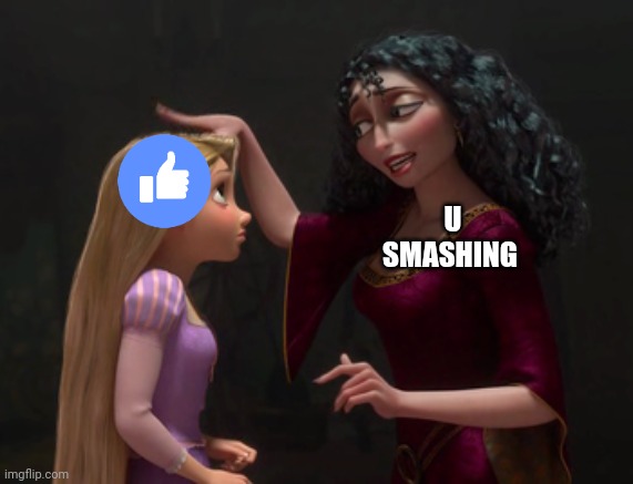 Smash that ?? | U SMASHING | image tagged in smash,like,facebook | made w/ Imgflip meme maker