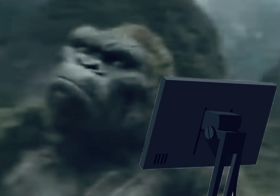 High Quality Kong computer Blank Meme Template