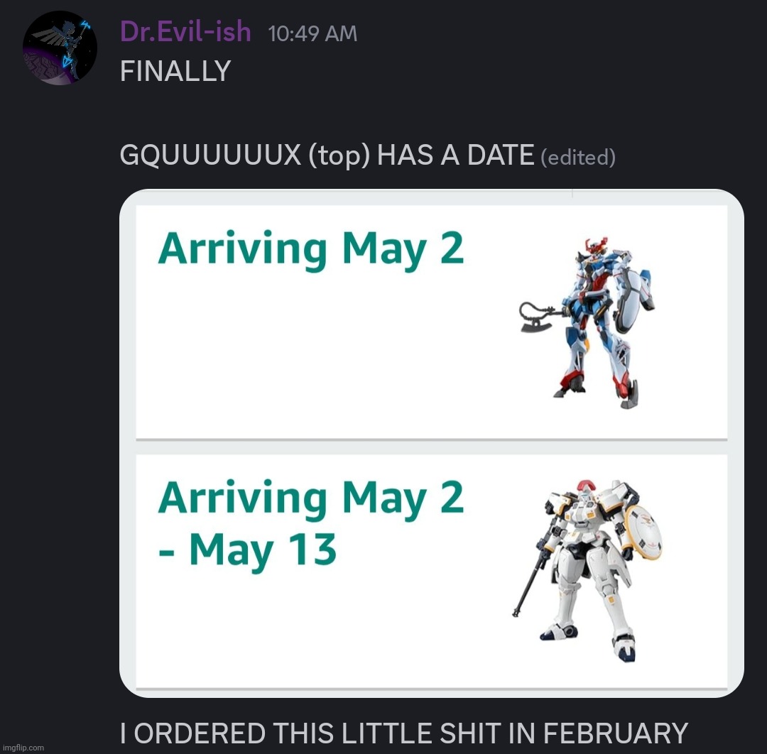 By far the weirdest Gundam name I've seen but DAMN it looks cool | made w/ Imgflip meme maker