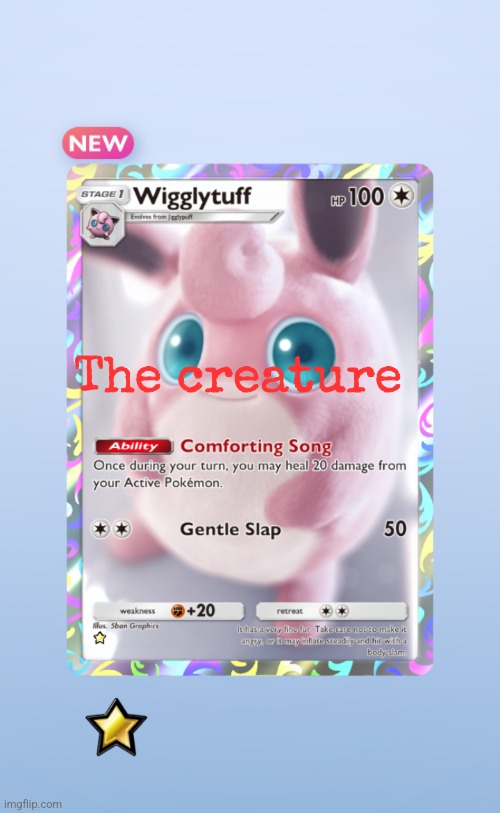 The creature | made w/ Imgflip meme maker