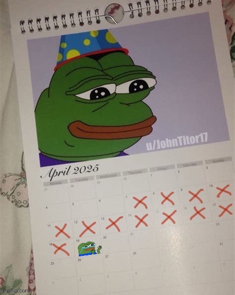 April 2025 | made w/ Imgflip meme maker