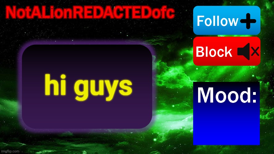 Announcement I'd like to make with the aub | hi guys | image tagged in announcement,memes,funny | made w/ Imgflip meme maker