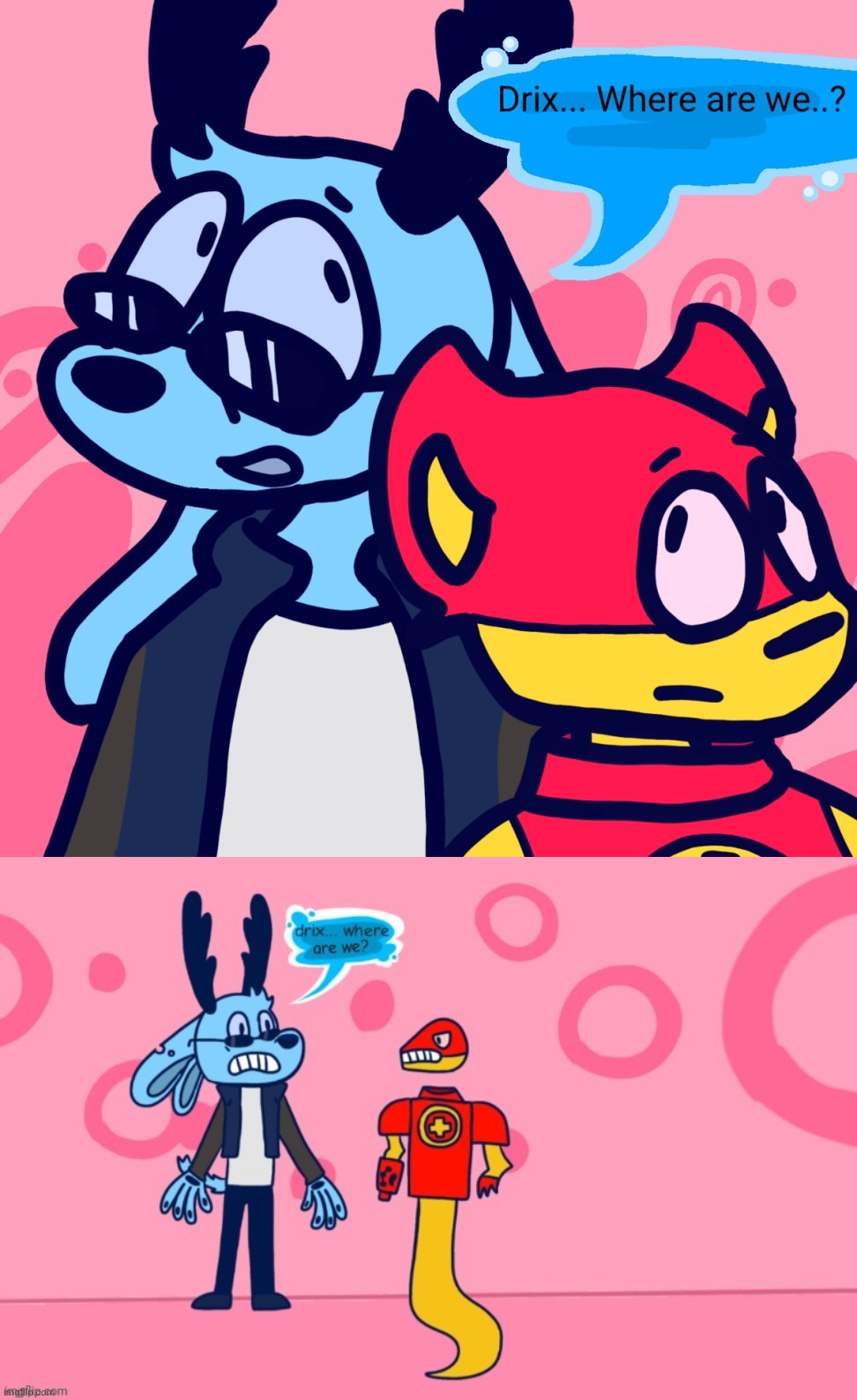 i redrew one of nats oollldddd drawings (i wont shit on the art since its rlly old) | made w/ Imgflip meme maker