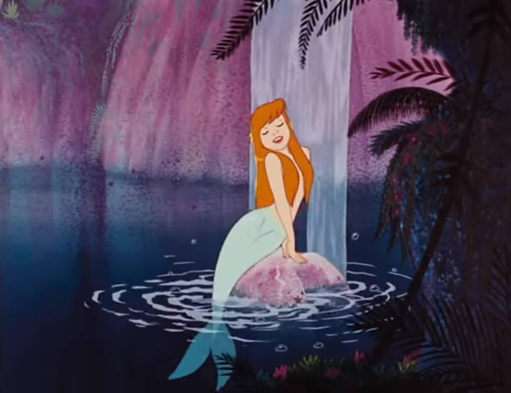 mermaid redhead Blank Meme Template