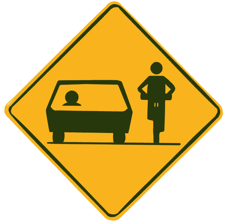 Share the road sign Blank Meme Template