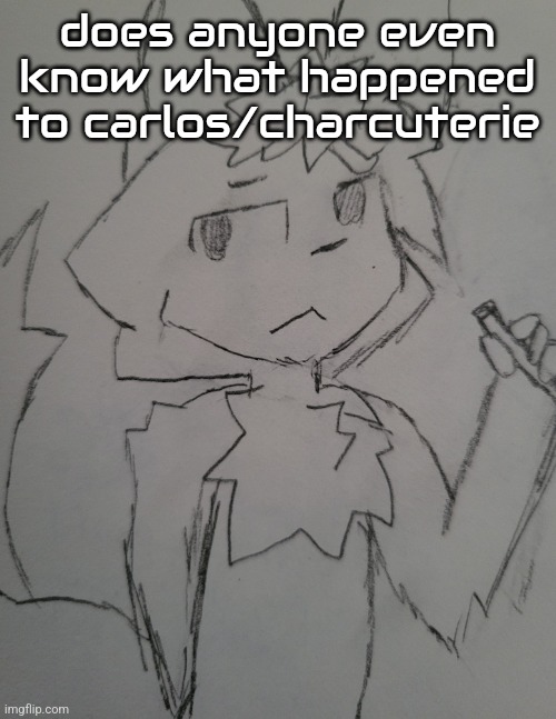 the guy 1 | does anyone even know what happened to carlos/charcuterie | image tagged in the guy 1 | made w/ Imgflip meme maker