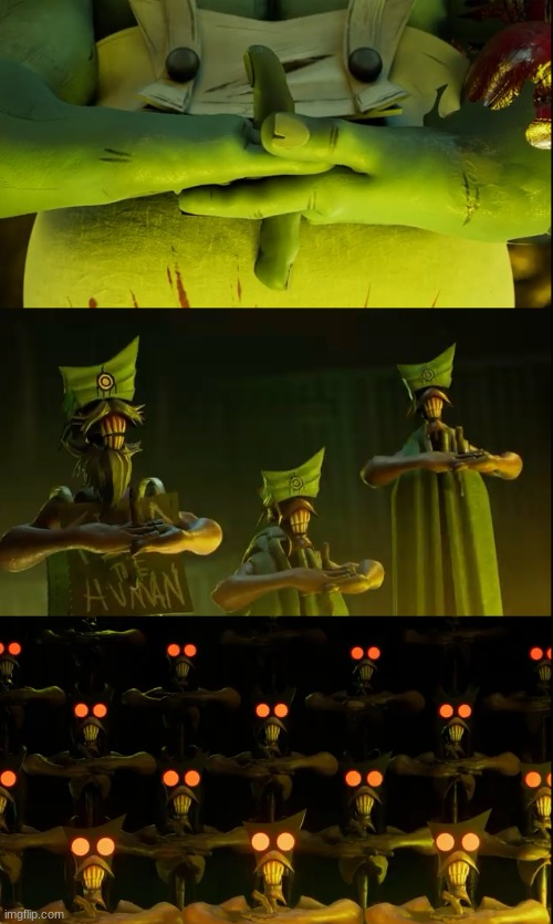 Gaslight District middle finger trick Blank Meme Template