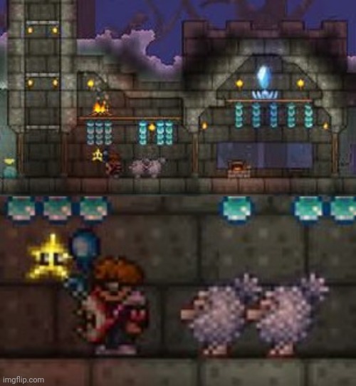 Time for BoC | image tagged in terraria,master mode,gaming,video games,nintendo switch,screenshots | made w/ Imgflip meme maker