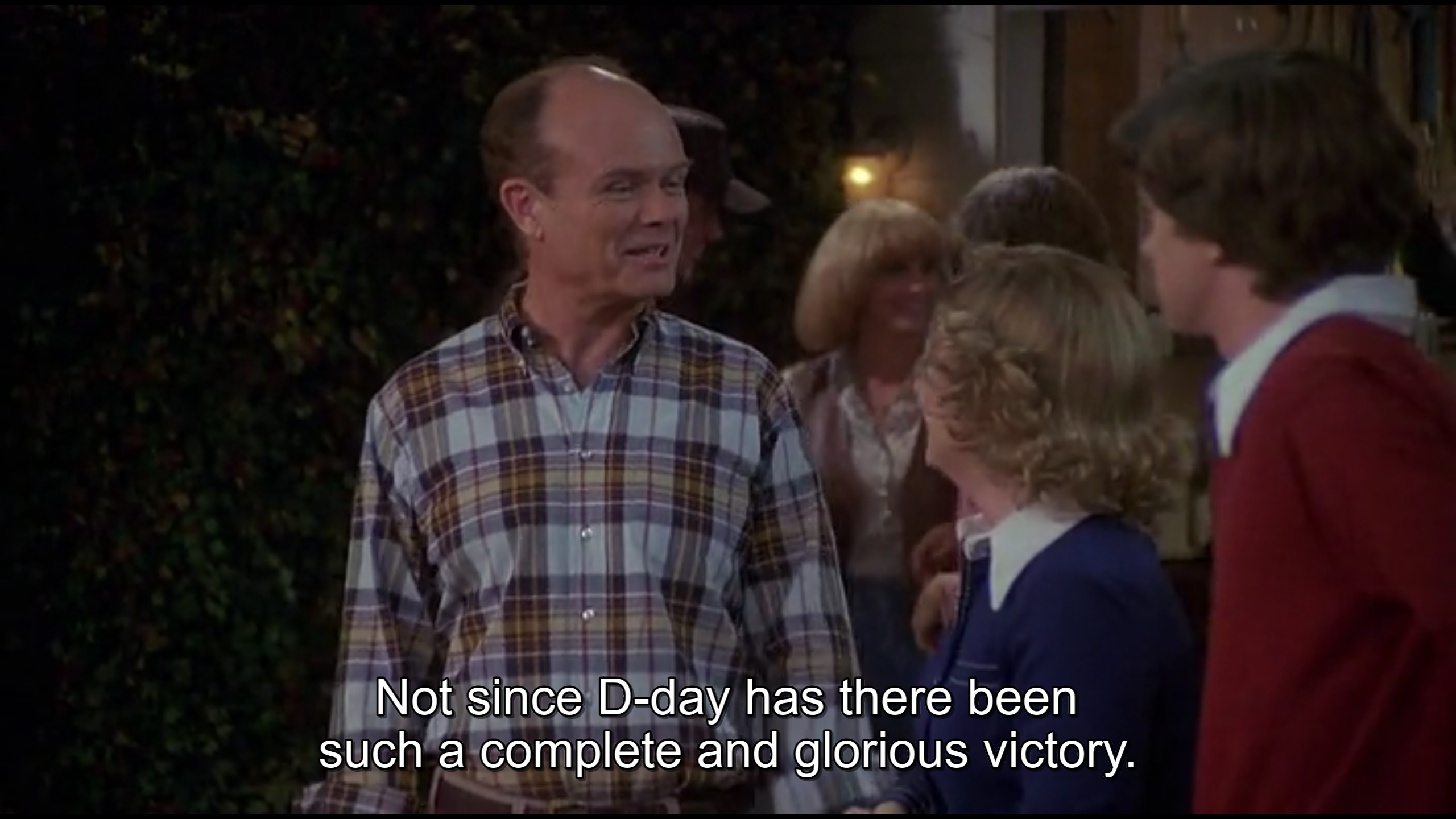 Red Foreman Victory Blank Meme Template