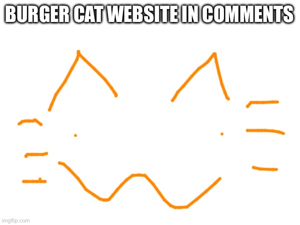 BURGER CAT WEBSITE IN COMMENTS | made w/ Imgflip meme maker