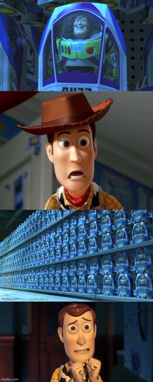 High Quality Woody and Buzz Blank Meme Template