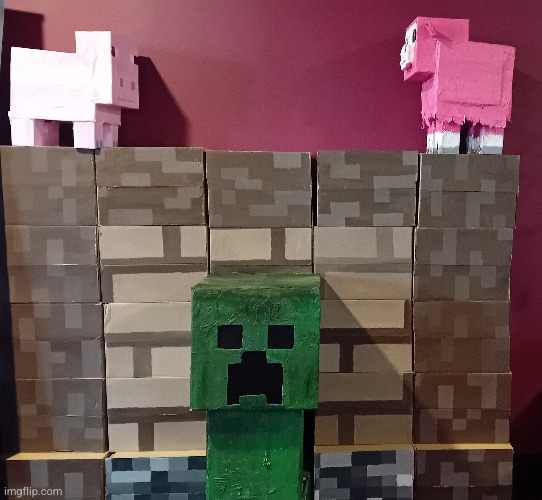 my cinema got the minecraft movie set lol | made w/ Imgflip meme maker