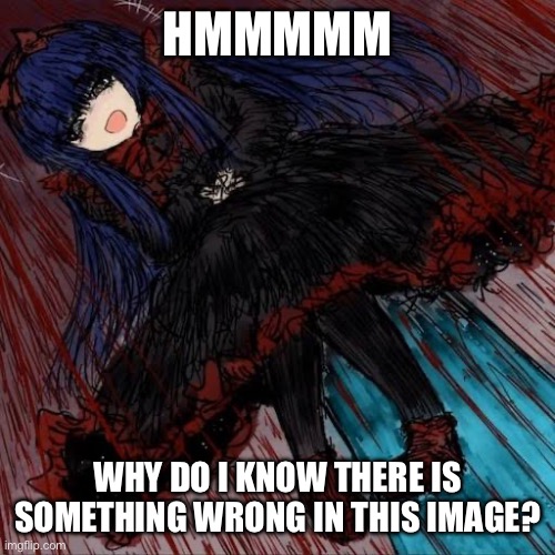 Mabel | HMMMMM WHY DO I KNOW THERE IS SOMETHING WRONG IN THIS IMAGE? | image tagged in mabel | made w/ Imgflip meme maker