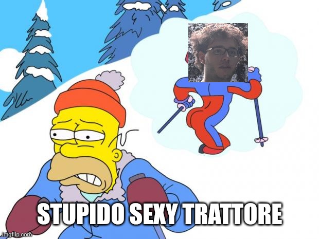 Stupid sexy Flanders | STUPIDO SEXY TRATTORE | image tagged in stupid sexy flanders | made w/ Imgflip meme maker