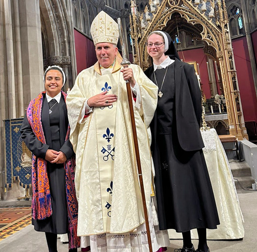 Bishop and Nuns Blank Meme Template