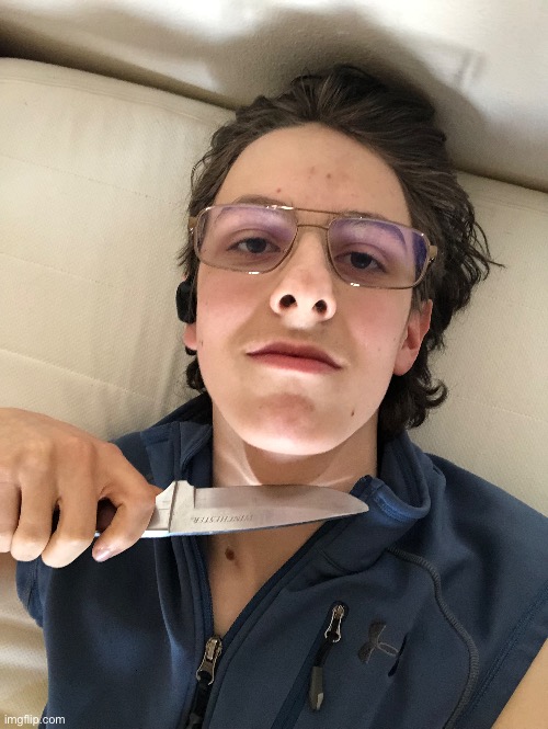 Me with my Winchester knife | image tagged in knife | made w/ Imgflip meme maker
