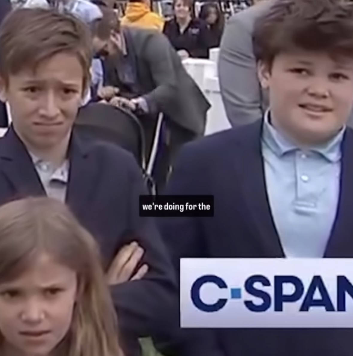 Hegseth Kids Cringe Blank Meme Template