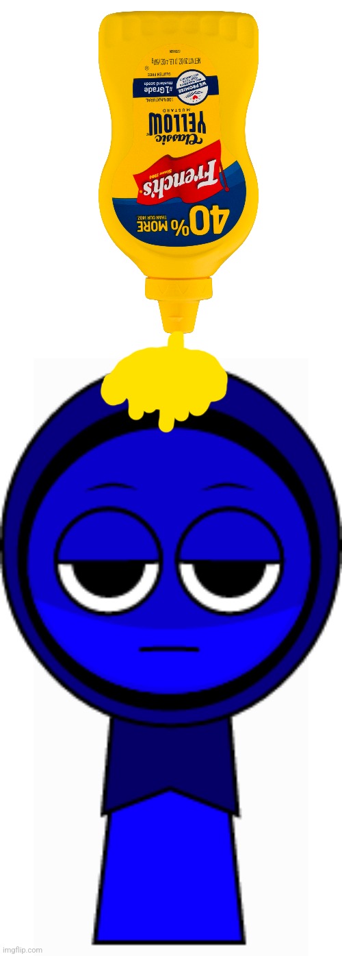 You say Mustard Jevin? | image tagged in jevin blue | made w/ Imgflip meme maker