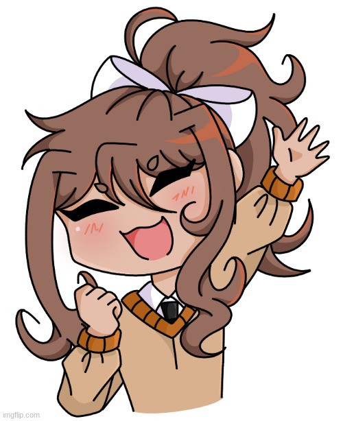 idk man (NOT  MONICA FROM DDLC) | made w/ Imgflip meme maker