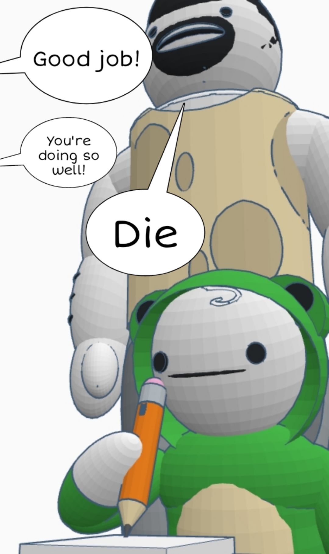 Die Blank Meme Template