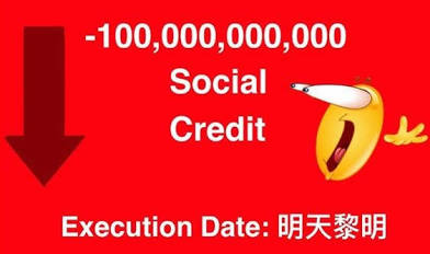 Social credit Blank Meme Template