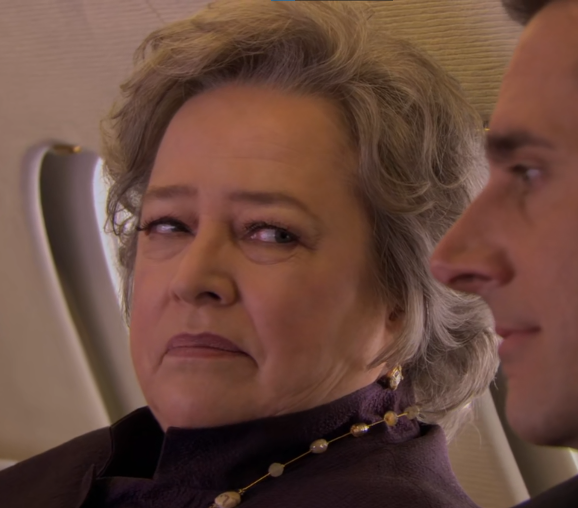 Kathy Bates Disgust Blank Meme Template