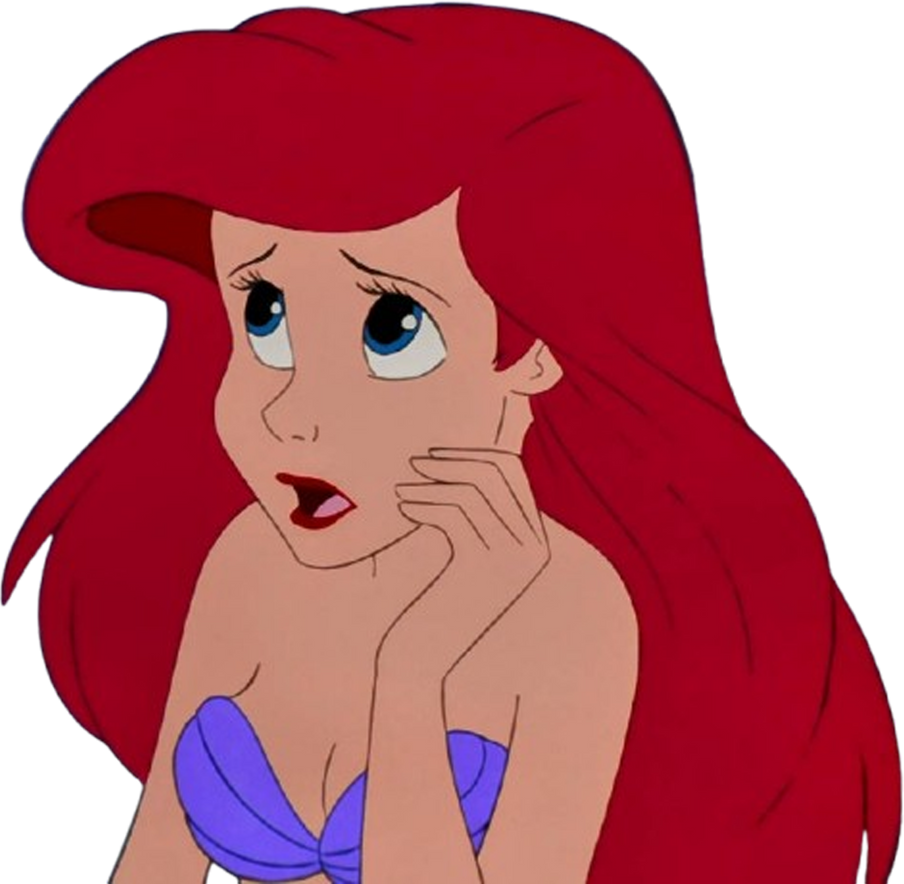 ariel sad Blank Meme Template