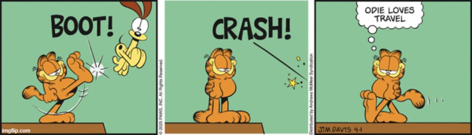 Garfield | image tagged in comics | made w/ Imgflip meme maker