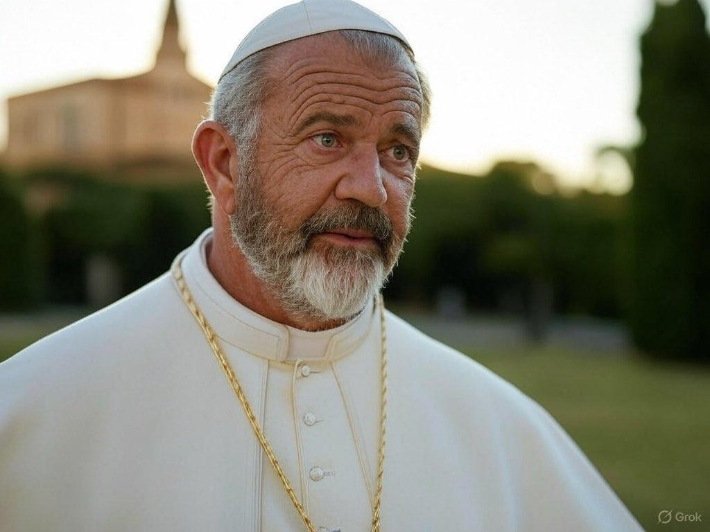 Pope Gibson Blank Meme Template