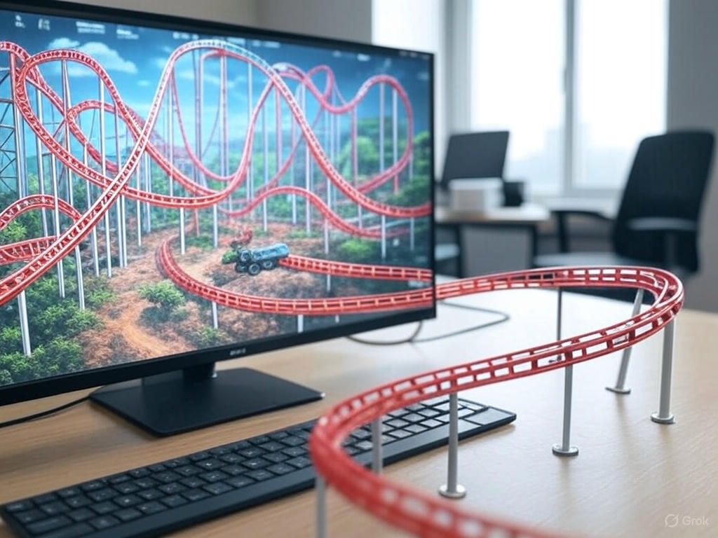 roller coaster Blank Meme Template