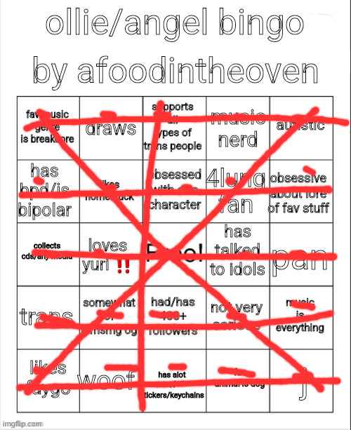 guys i won | image tagged in ollie bingo | made w/ Imgflip meme maker