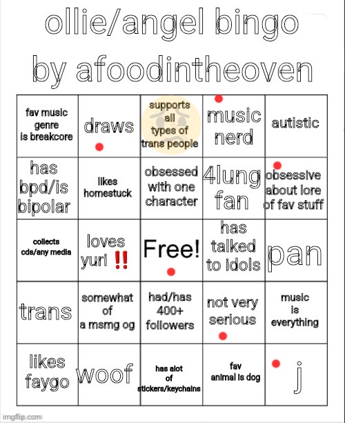 bingo… not good | image tagged in ollie bingo | made w/ Imgflip meme maker