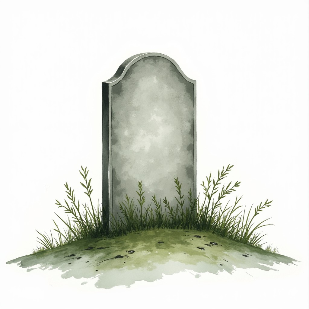 Cartoonish Tombstone Blank Meme Template