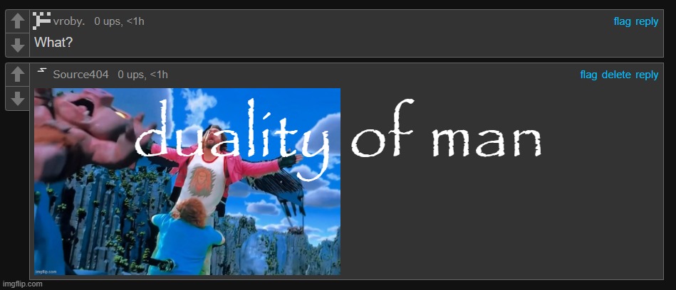 duality of man | made w/ Imgflip meme maker