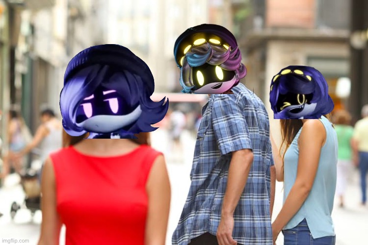 Someone criticized my editing skills | image tagged in memes,distracted boyfriend,so here it is again,murder drones,if you dont get the tags read title | made w/ Imgflip meme maker