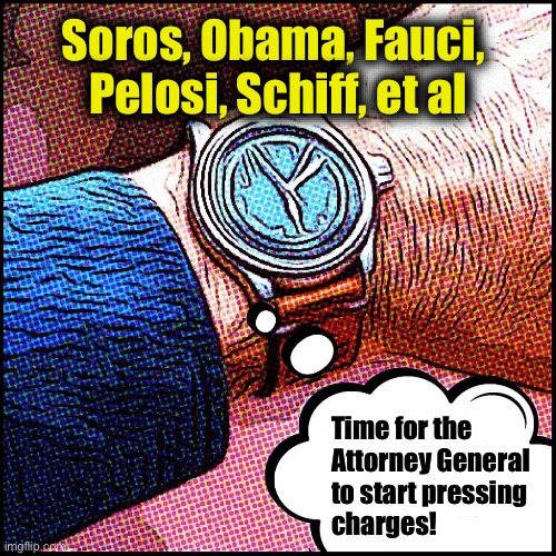 Pam Bondi and Kash Patel…Do your job!!! | Soros, Obama, Fauci, 
Pelosi, Schiff, et al; Time for the 
Attorney General 
to start pressing 
charges! | image tagged in time for | made w/ Imgflip meme maker
