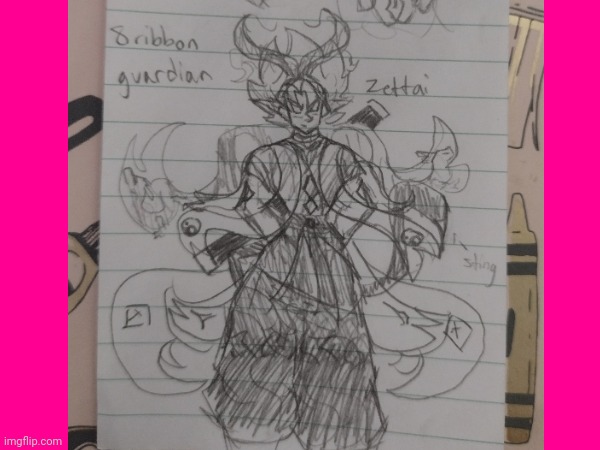 Zettai (Sorry it looks skrunkly, I had to draw rlly small here) | made w/ Imgflip meme maker