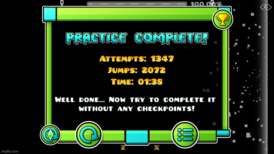 FUCK THE GREEN ORB TRIPLE CLICK AT 74% (shardscapes) | made w/ Imgflip meme maker