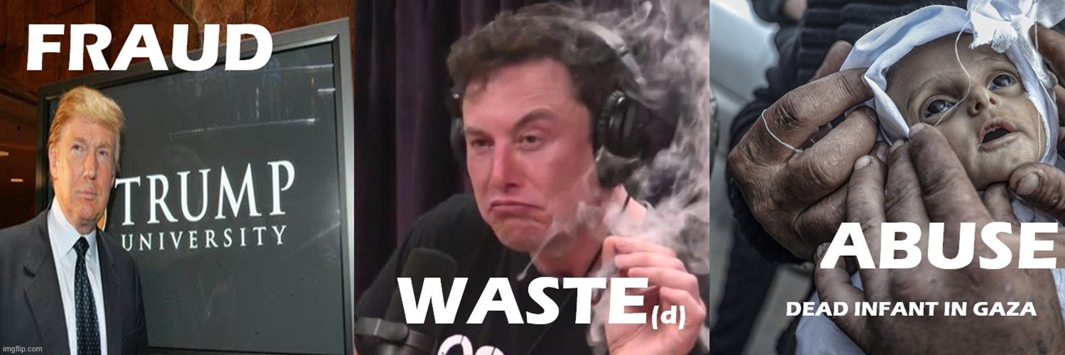 Fraud, Waste(d), and Abuse | image tagged in fraud waste d and abuse | made w/ Imgflip meme maker