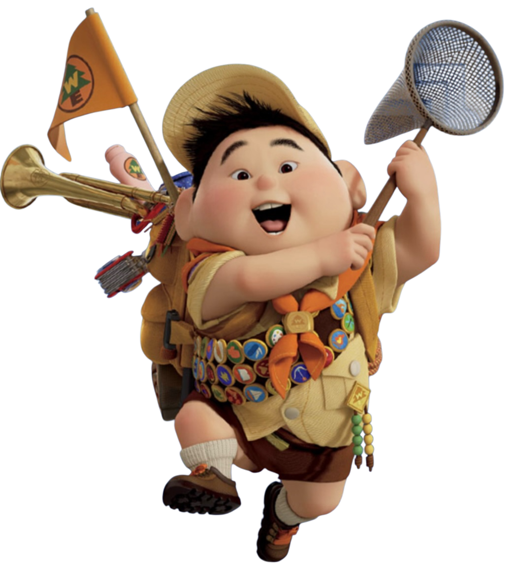 PNG Russell - Up - Disney Pixar Blank Meme Template