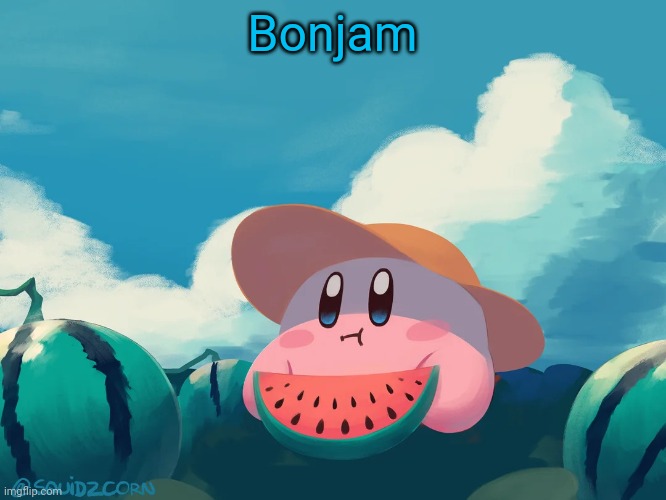 cantaloupe kirby | Bonjam | image tagged in cantaloupe kirby | made w/ Imgflip meme maker