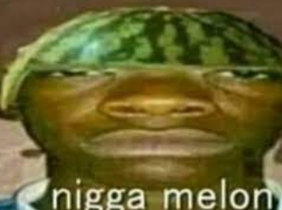 nigga melon | image tagged in nigga melon | made w/ Imgflip meme maker