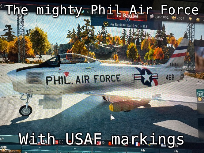 I’m bored | The mighty Phil Air Force; With USAF markings | made w/ Imgflip meme maker