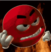 red angry moji Blank Meme Template