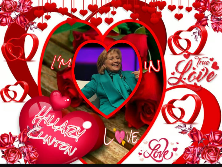 Hillary Heart Throb Blank Meme Template