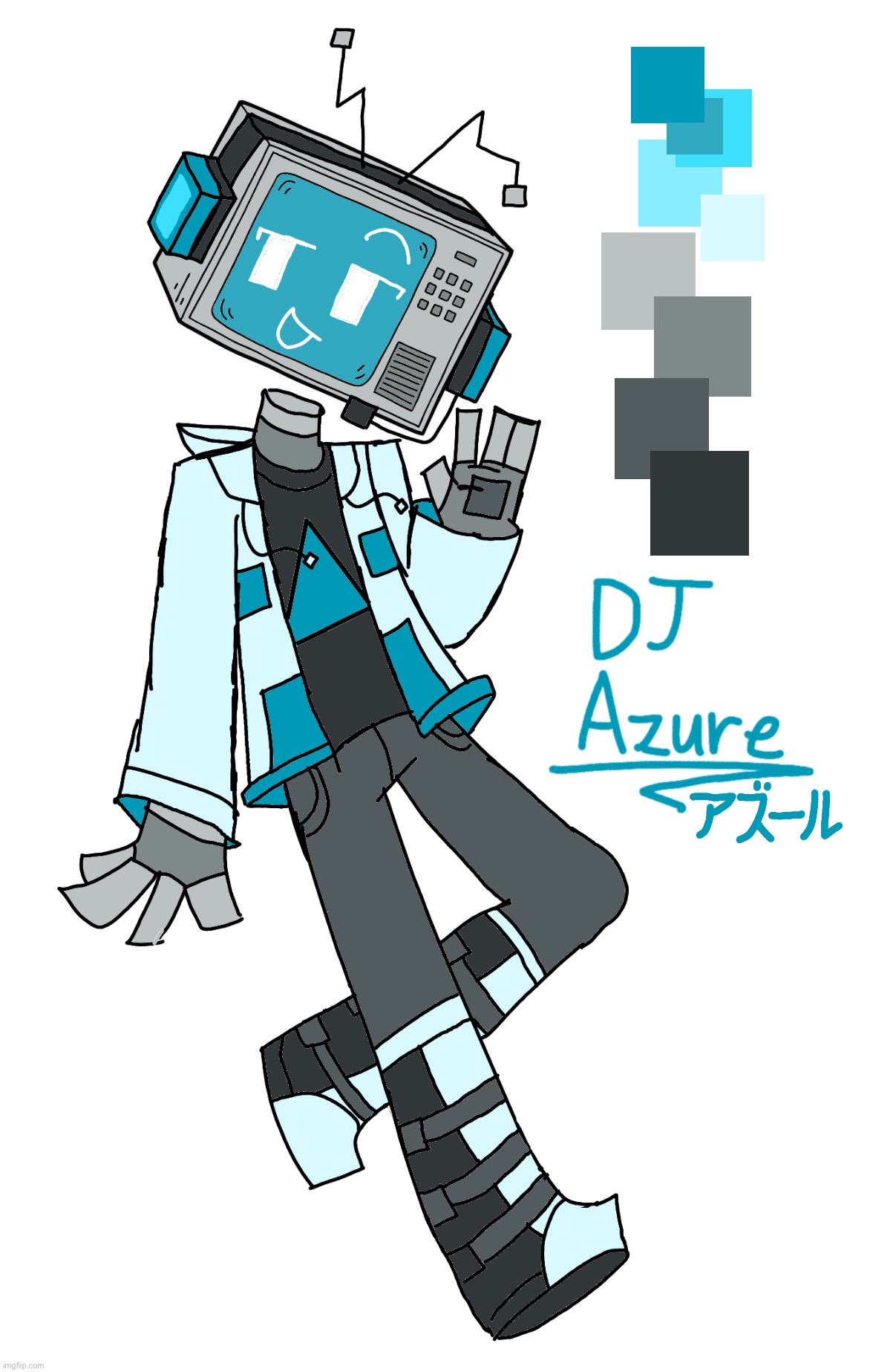 DJ Azure (DJ アズール) | made w/ Imgflip meme maker