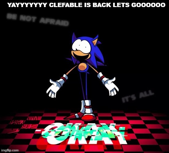 rewrite okay | YAYYYYYYY CLEFABLE IS BACK LETS GOOOOOO | image tagged in rewrite okay | made w/ Imgflip meme maker
