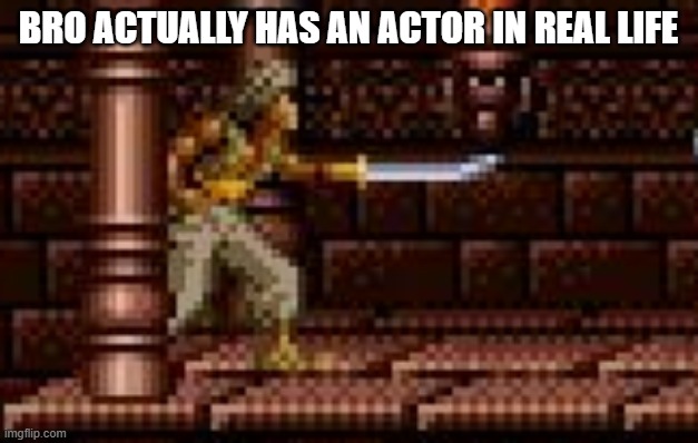 Yes, David Mechner acted out all the animations for da prince | BRO ACTUALLY HAS AN ACTOR IN REAL LIFE | image tagged in prince of persia,funny,memes,rotoscoping,facts,bro has | made w/ Imgflip meme maker